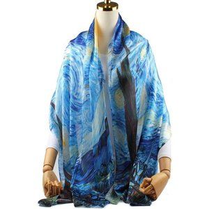 NEW Women's Silky Long Scarf Shawl Waps For Women - 6